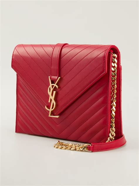 red SAINT LAURENT Women Handbags 